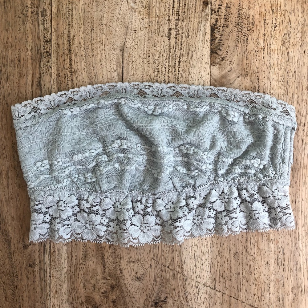 NEW Free People Light Blue Lace Bralette